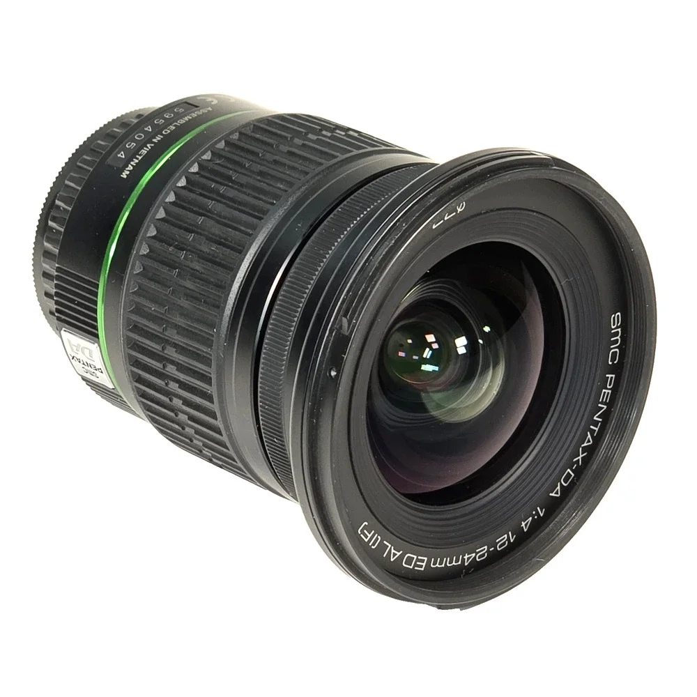 SMC Pentax-DA 12-24mm F4 ED AL (IF) Wide Angle Zoom Lens, Hood, & Caps